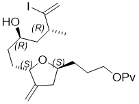 [2S-[2alpha,5beta(3S*,5S*)]]-2,2-二甲基丙酸 3-[四氢-5-(3-羟基-6-碘-5-甲基-6-庚烯基)-4-亚甲基-2-呋喃基]丙基酯