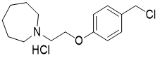 1-(2-(4-(Chloromethyl)phenoxy)ethyl)azepane hydrochloride