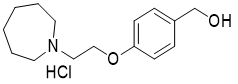 4-(2-氮杂环庚烷-1-基乙氧基)苄醇盐酸盐