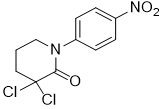 3,3-二氯-1-(4-硝基苯基)-2-哌啶酮