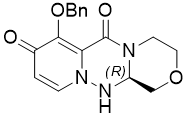 (R)-7-(Benzyloxy)-3,4,12,12a-tetrahydro-1H-[1,4]oxazino[3,4-c]pyrido[2,1-f][1,2,4]triazine-6,8-dione