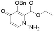 1-Amino-3-benzyloxy-4-oxo-1,4-dihydropyridine-2-carboxylic acid ethyl ester