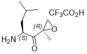 (2S)-2-氨基-4-甲基-1-((2R)-2-甲基环氧乙烷基)-1-戊酮三氟乙酸盐