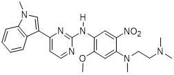 N-(2-dimethylamino-ethyl)-2-methoxy-n-methyl-n-[4-(1-methyl-1h-indol-3-yl)-pyrimidin-2-yl]-5-nitro-benzene-1,4-diamine