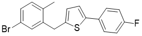 2-(甲基-5-溴卞基)-5-(4-氟苯)噻吩